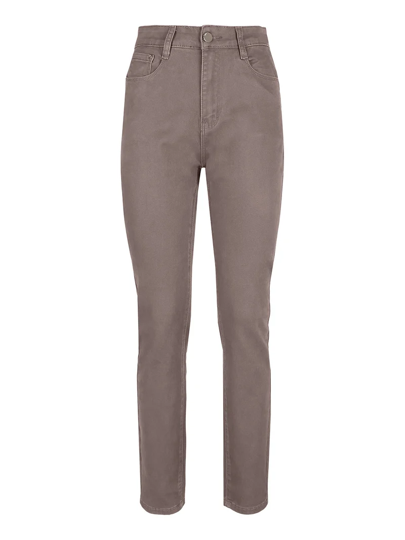 Pantaloni donna regular fit - khaki