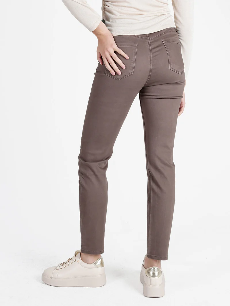 Pantaloni donna regular fit - khaki