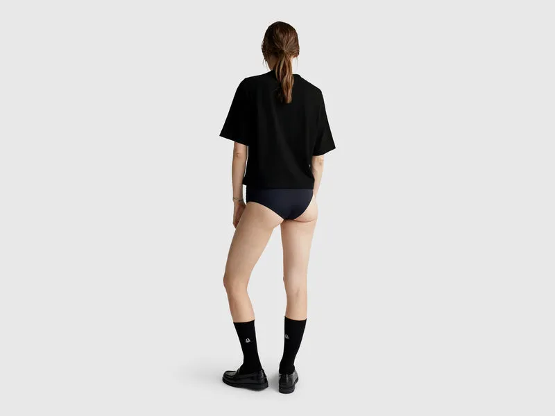 T-Shirt im Boxy-Fit, 100 % Baumwolle