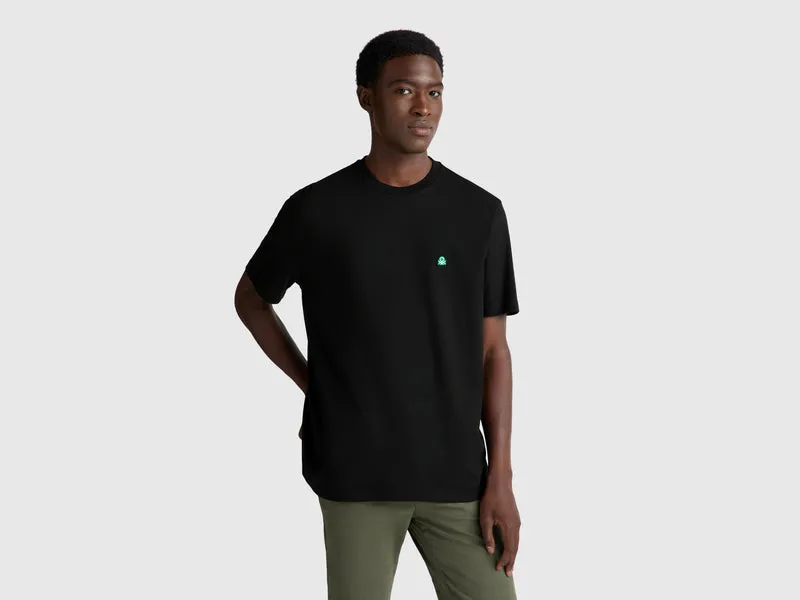 Basic-T-Shirt aus Baumwolle