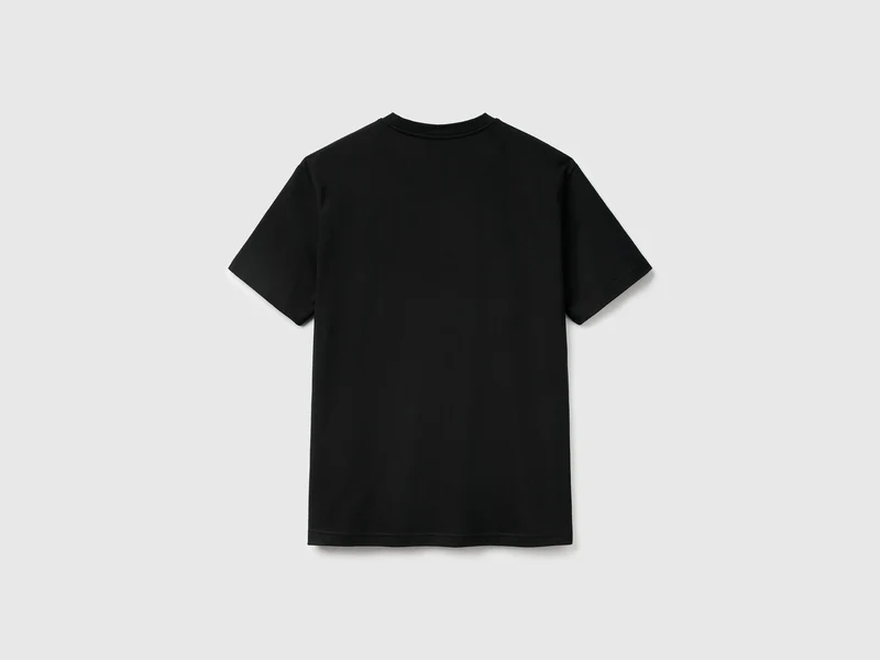 Basic-T-Shirt aus Baumwolle