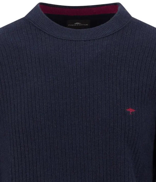 O-Neck, ribbed