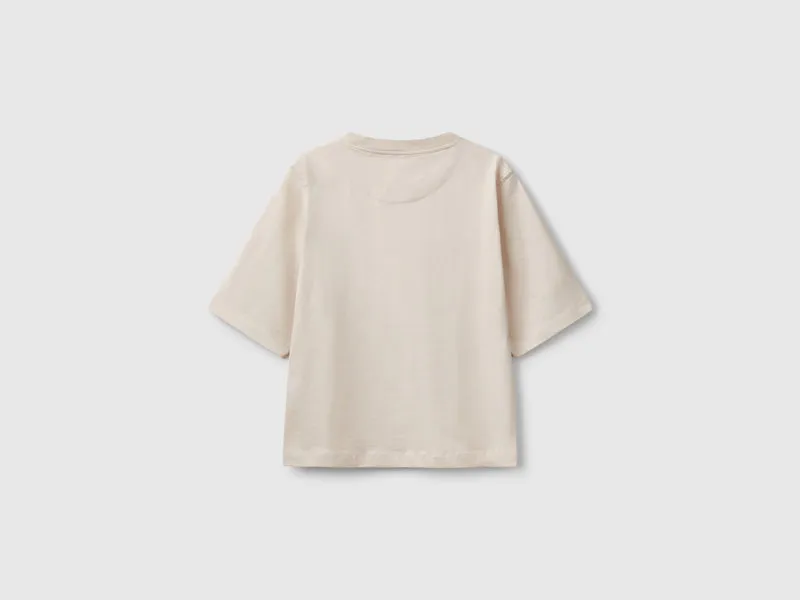 T-Shirt im Boxy-Fit, 100 % Baumwolle