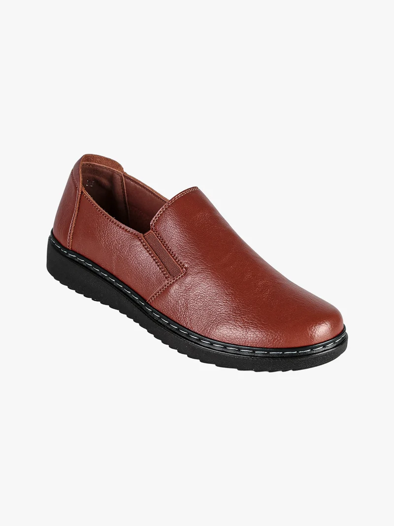 Mocassini donna comfort - cammello