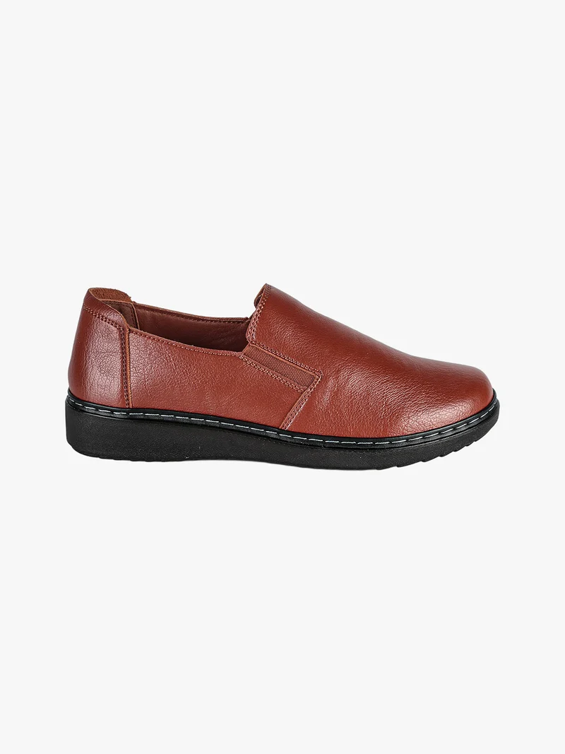 Mocassini donna comfort - cammello