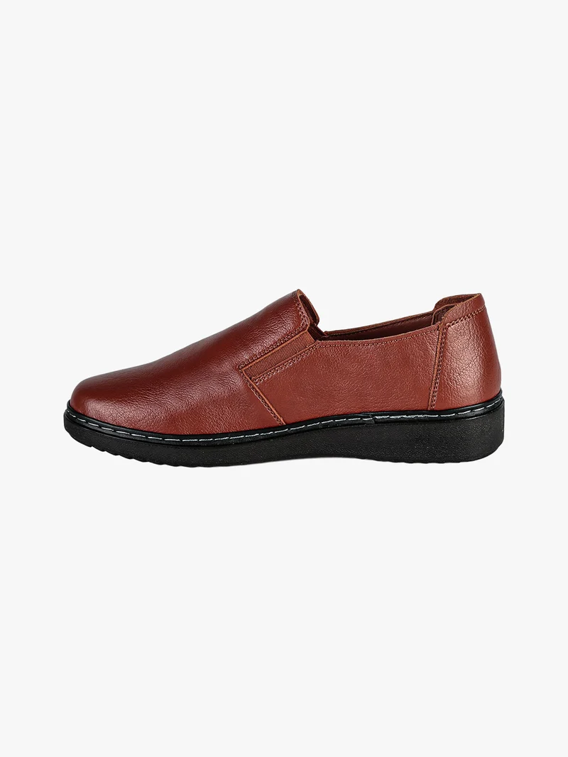 Mocassini donna comfort - cammello