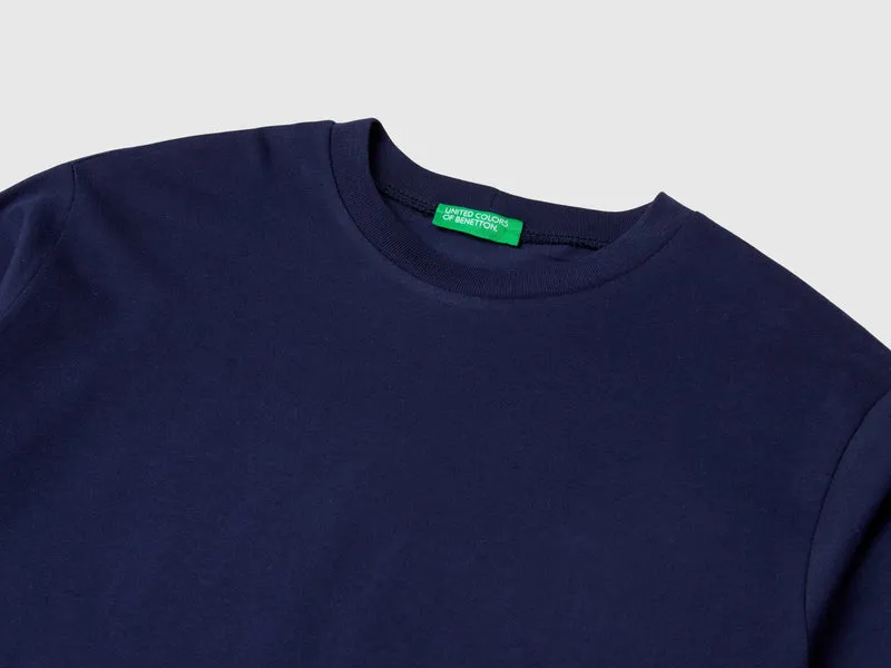 T-Shirt aus Baumwolle mit Rundhalsausschnitt