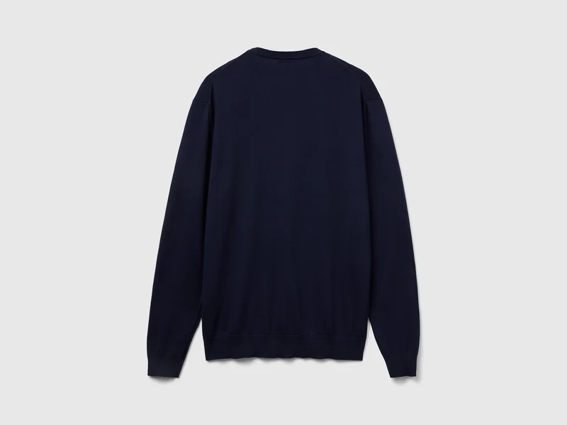Pullover mit Rundhalsausschnitt aus 100 % Baumwolle