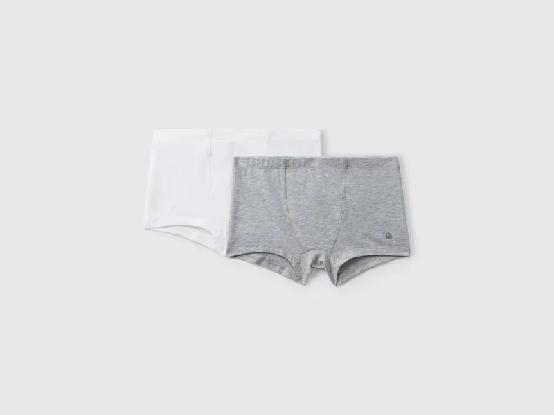 Zwei Boxershorts aus elastischer Baumwolle