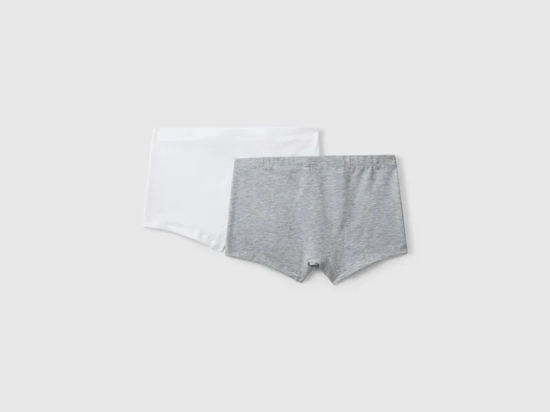 Zwei Boxershorts aus elastischer Baumwolle