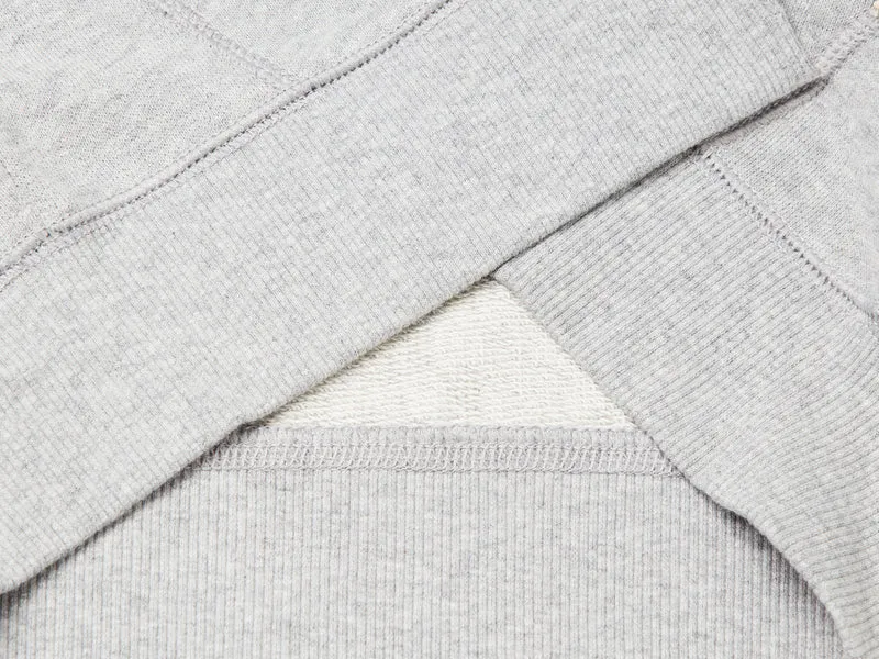 Sweatshirt aus reiner Baumwolle mit Reißverschluss
