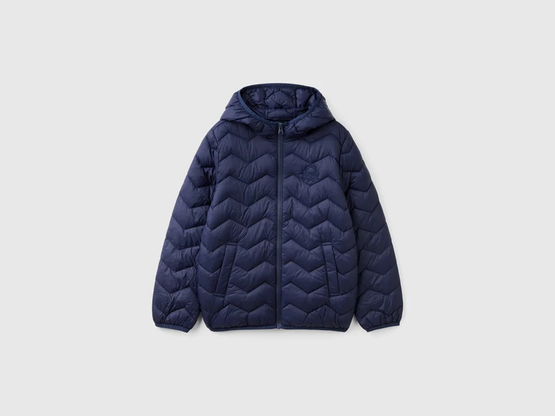 Wattierte Jacke mit Kapuze