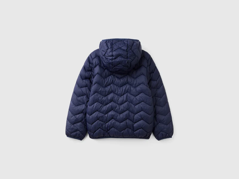 Wattierte Jacke mit Kapuze