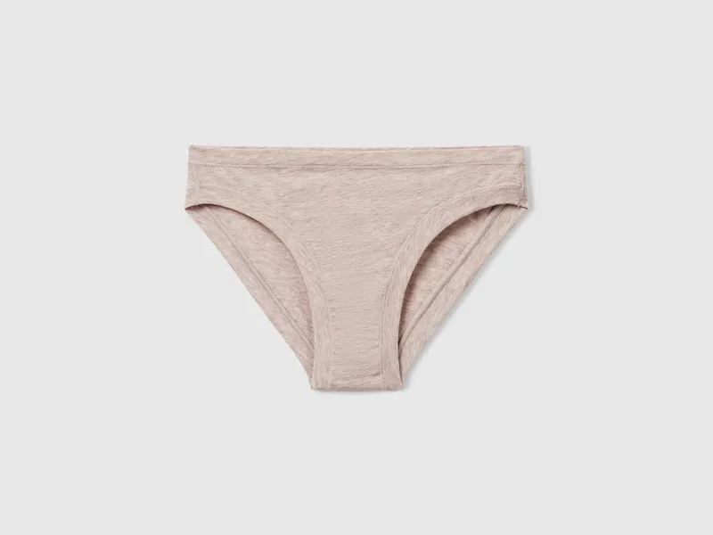 Tief sitzender Slip aus superelastischer Baumwolle