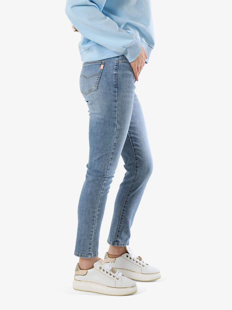 Jeans donna regular fit a vita bassa - jeans