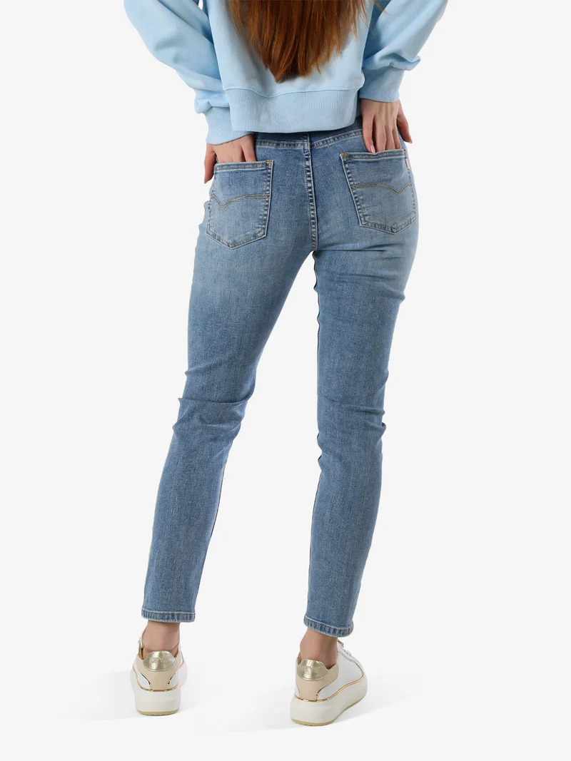 Jeans donna regular fit a vita bassa - jeans