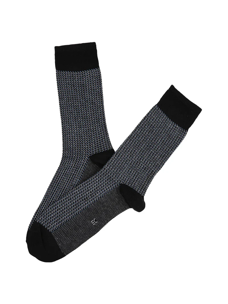 Calze corte da uomo in caldo cotone - nero