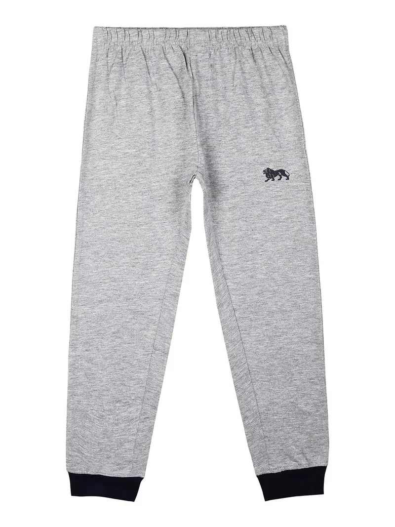 Pigiama lungo da bambino in cotone - grigio