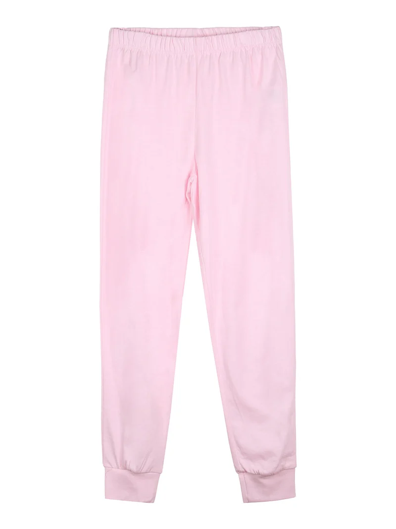 Minnie e Paperina pigiama lungo da bambina in cotone - rosa