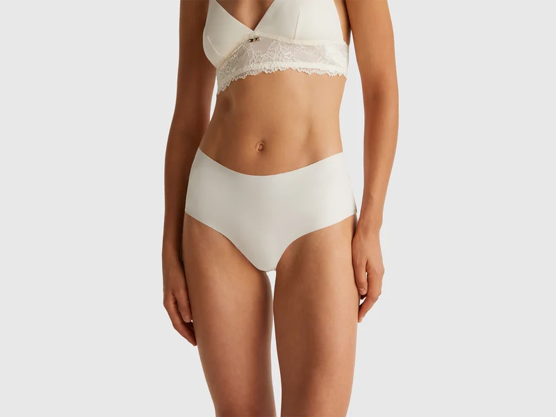 Stretch-Culotte mit Spitze