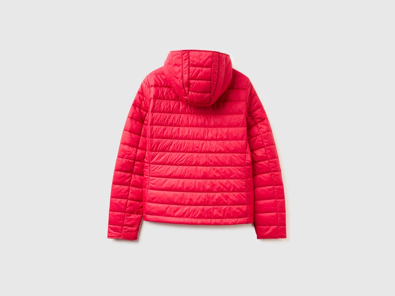 Leichte Daunenjacke mit Kapuze