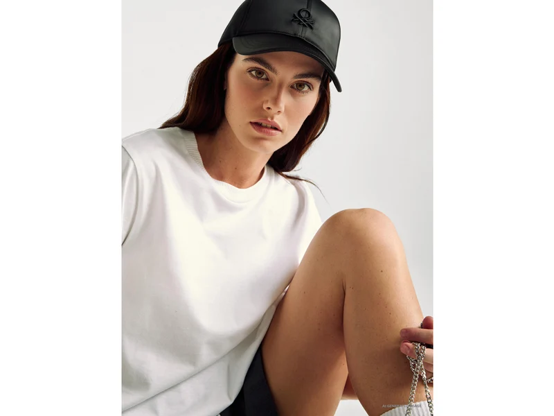T-Shirt im Boxy-Fit, 100 % Baumwolle