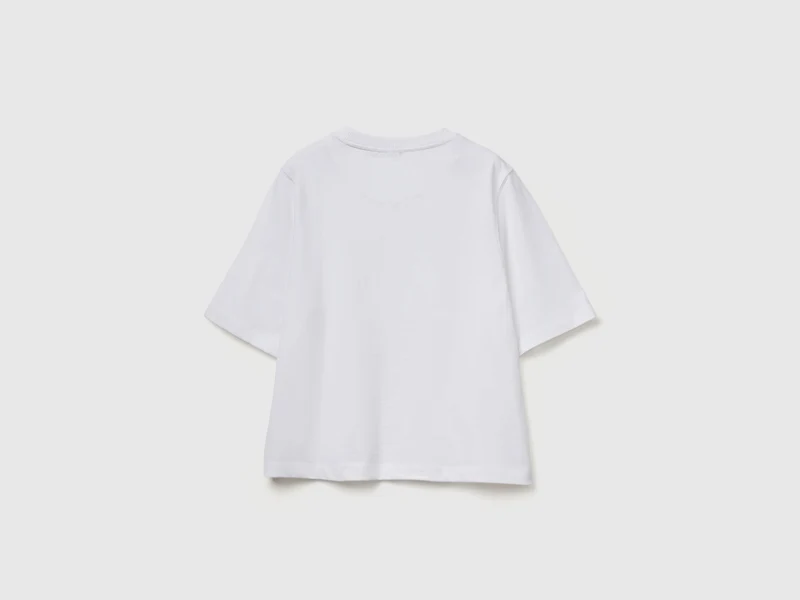 T-Shirt im Boxy-Fit, 100 % Baumwolle