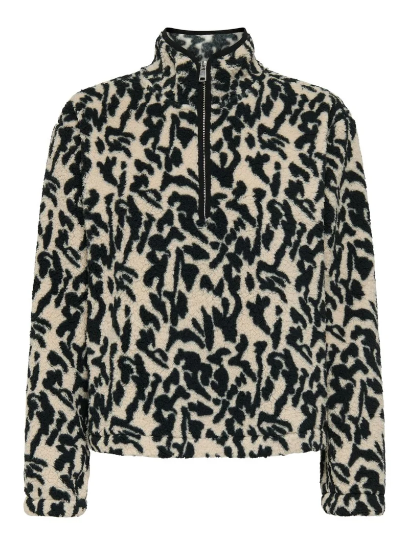 ONLNEW DALLAS L/S HIGHNECK ZIP SWT NOOS