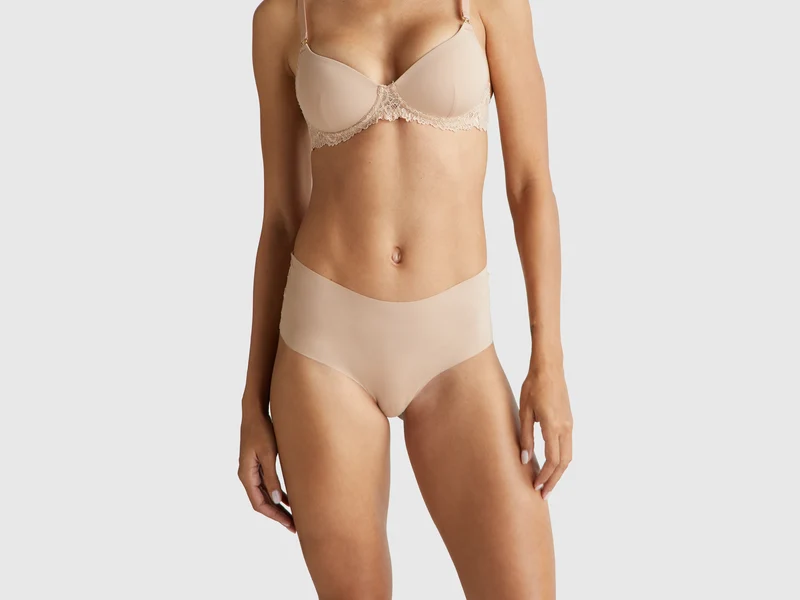 Stretch-Culotte mit Spitze