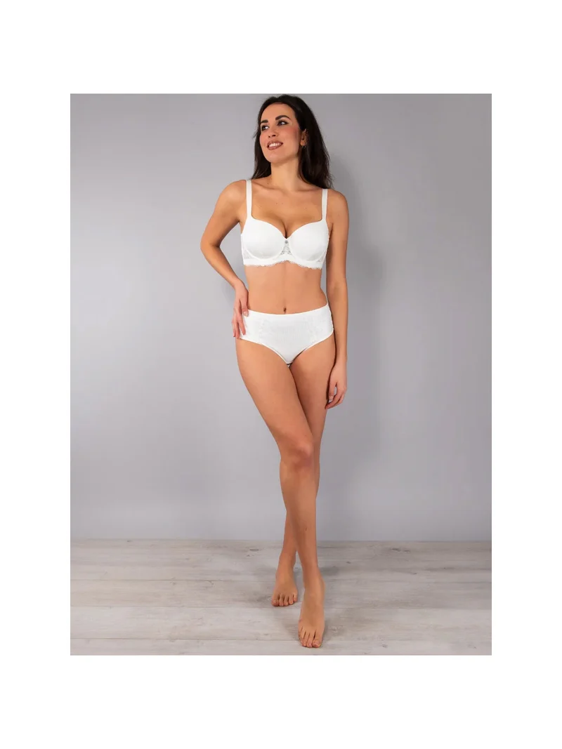 AR14 Reggiseno imbottito preformato con ferretto coppa C - panna