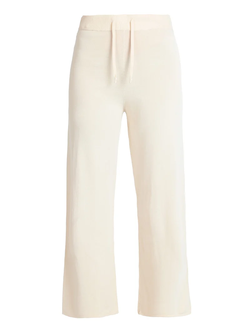Pantaloni donna palazzo leggeri - beige