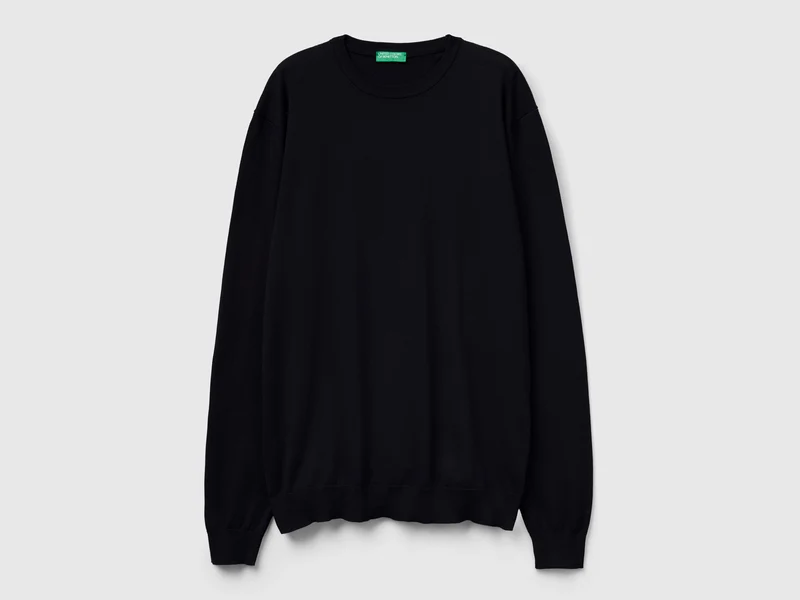 Pullover mit Rundhalsausschnitt aus 100 % Baumwolle