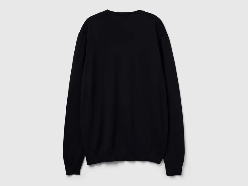 Pullover mit Rundhalsausschnitt aus 100 % Baumwolle