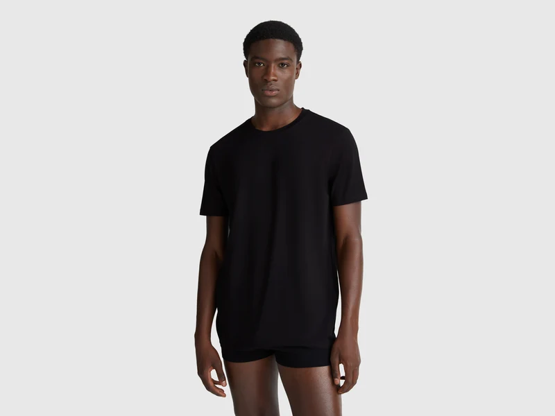 T-Shirt aus langstapeliger Baumwolle