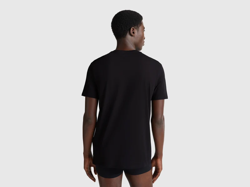 T-Shirt aus langstapeliger Baumwolle