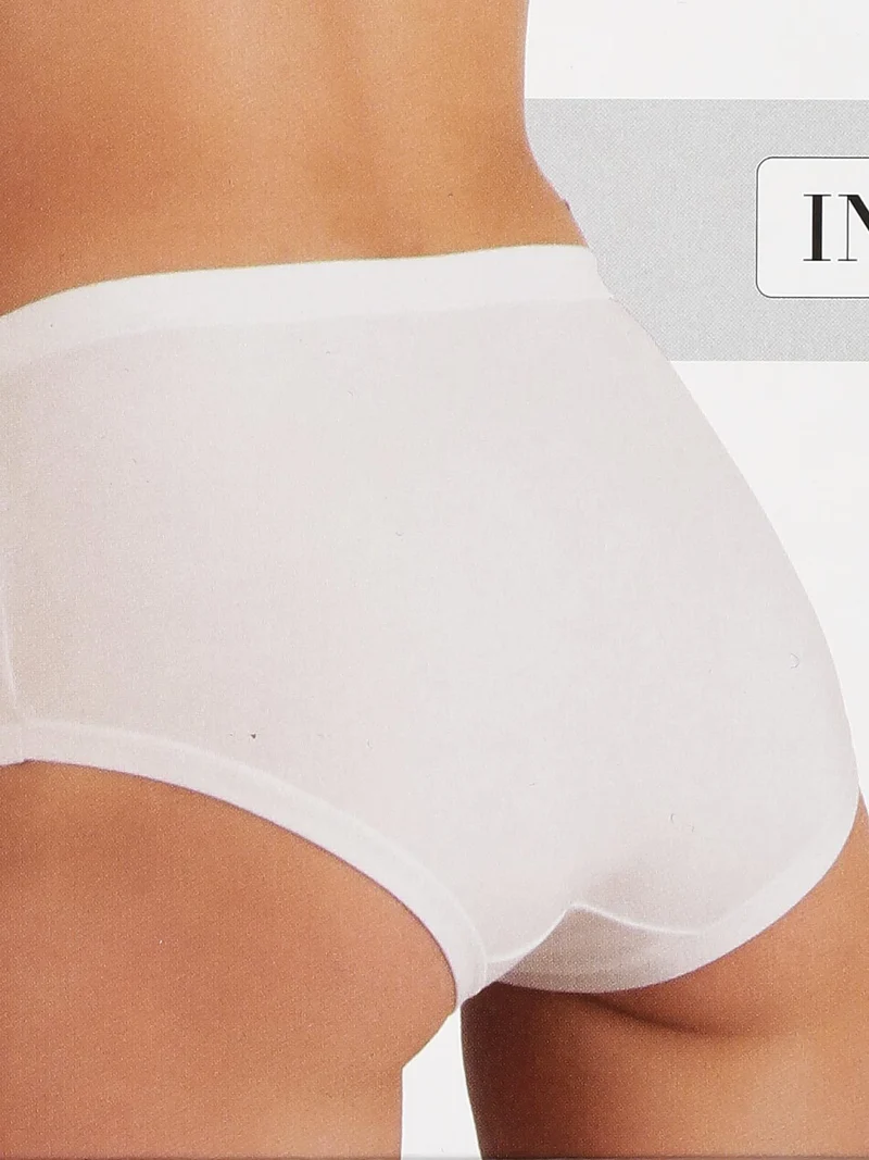 Culotte donna in cotone con pizzo - bianco