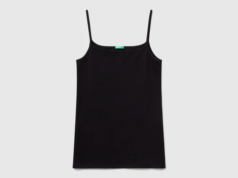 Tanktop aus elastischer Baumwolle