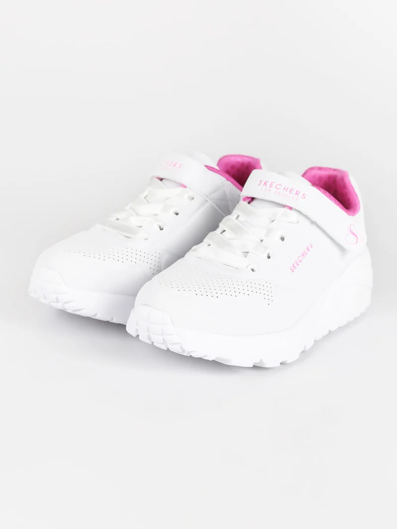 Sneakers bimba con strappo - bianco