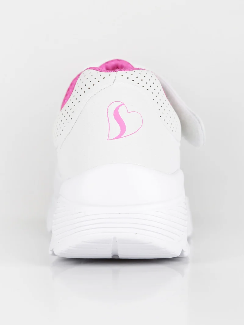 Sneakers bimba con strappo - bianco