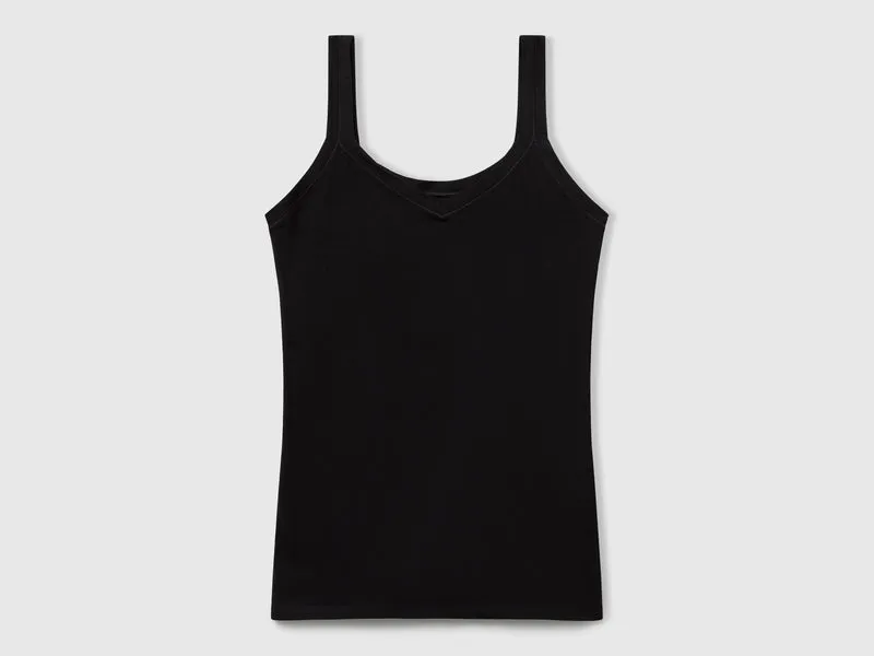 Tanktop aus superelastischer Baumwolle