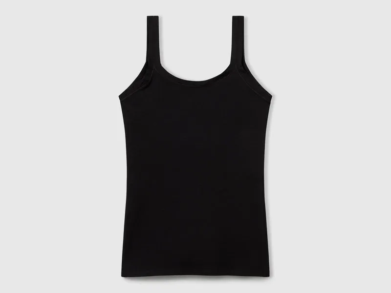 Tanktop aus superelastischer Baumwolle