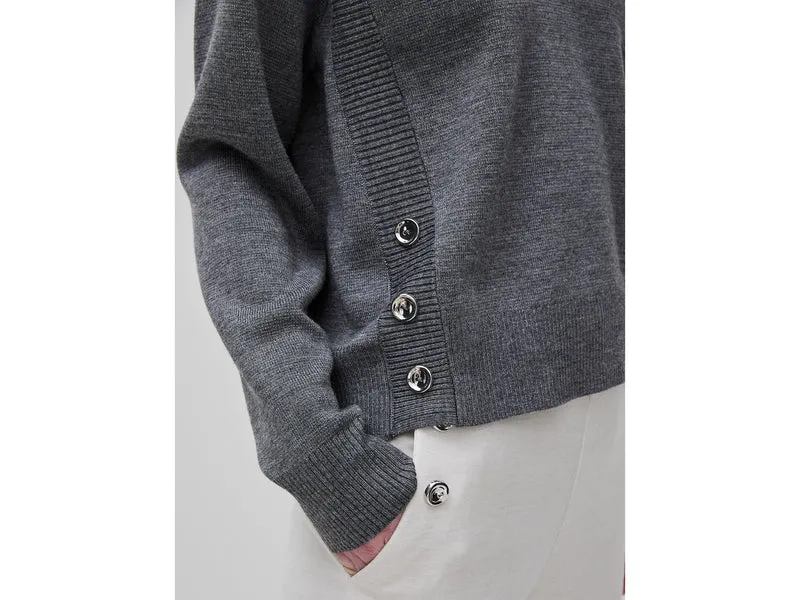Strickpullover mit V-Ausschnitt