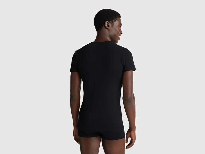 T-Shirt aus elastischer Baumwolle