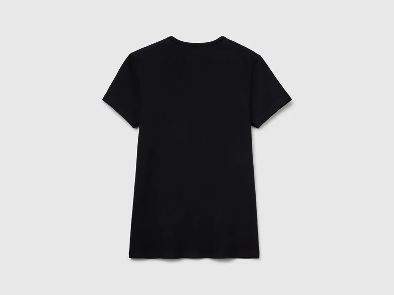 T-Shirt aus elastischer Baumwolle