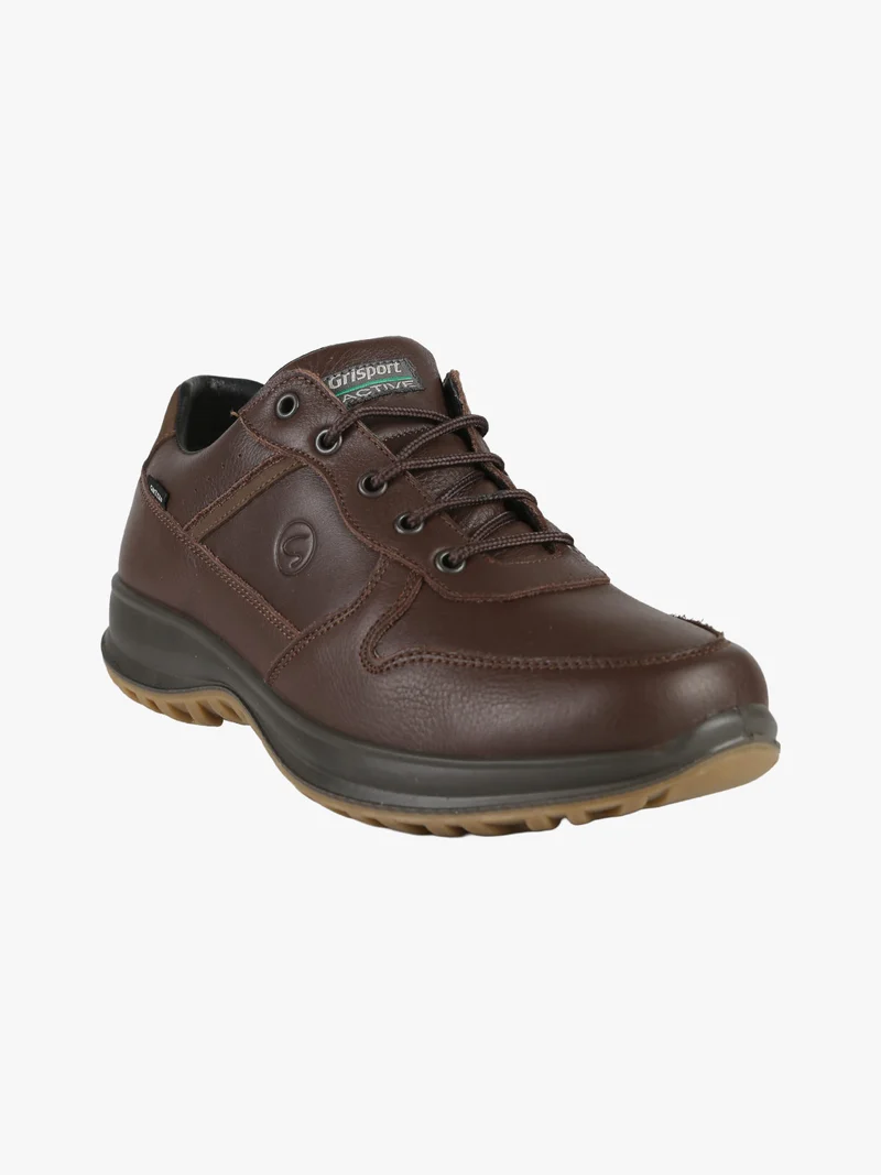 Scarpe stringate uomo in pelle - moro
