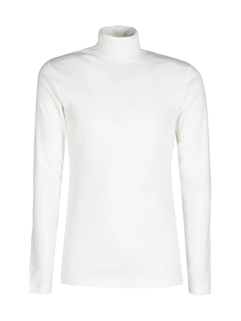 Maglietta dolcevita da uomo - bianco