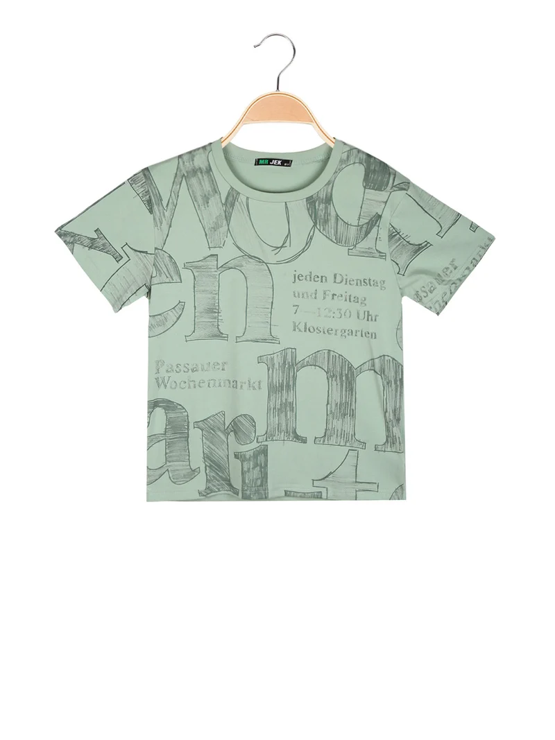 T-shirt da bambino con stampe - acqua marina