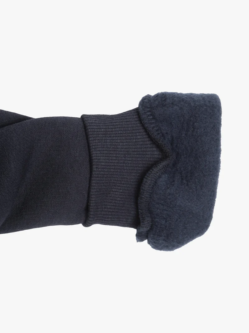 Felpa da ragazzo con cappuccio - blu scuro