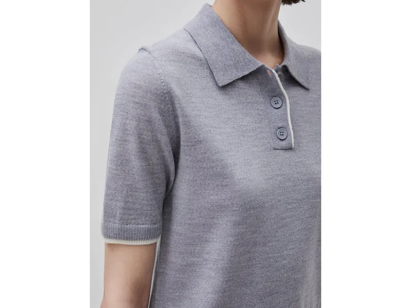Poloshirt aus 100 % Merinowolle