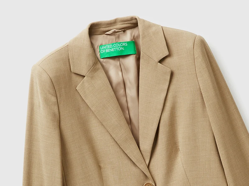 Klassische gefütterte Jacke
